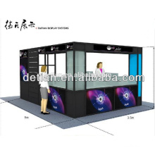 Puesto de exhibición de tienda modular puesto personalizado, diseño libre y exhibición de stand de exposición de feria